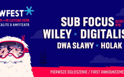 SnowFest 2018 – Wiley, Digitalism i Sub Focus pierwszymi gwiazdami
